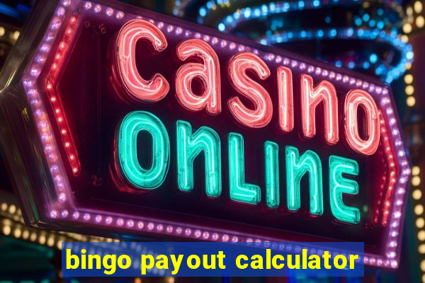 bingo payout calculator